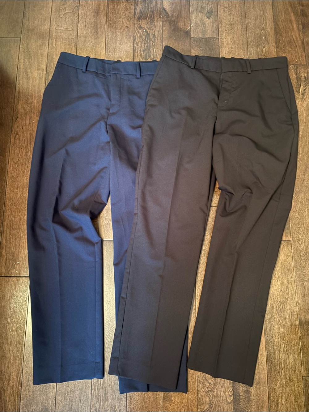 LOT OF 2: Mango (MNG) Dress Pants - Navy & Black (Size US 4)
